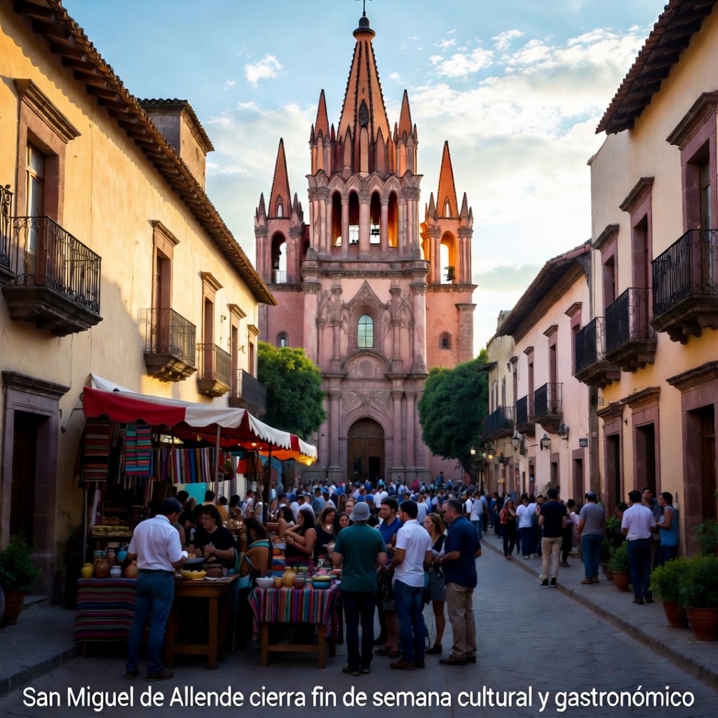 San Miguel de Allende cierra fin de semana cultural y gastronómico
