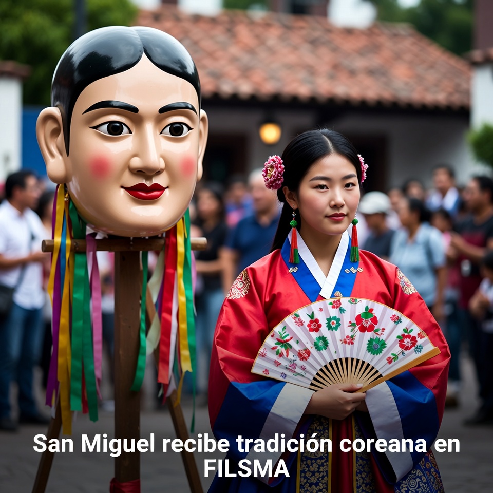 San Miguel recibe tradición coreana en FILSMA