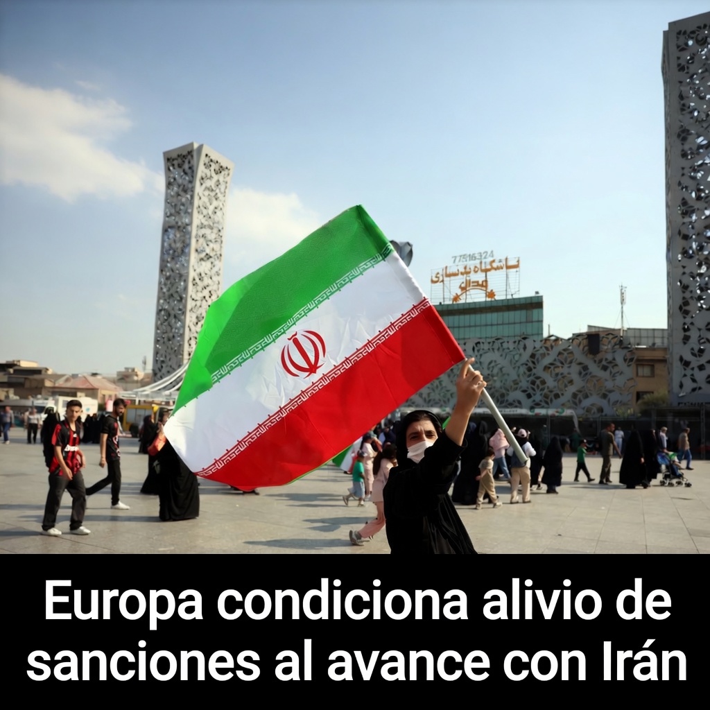Europa condiciona alivio de sanciones al avance con Irán