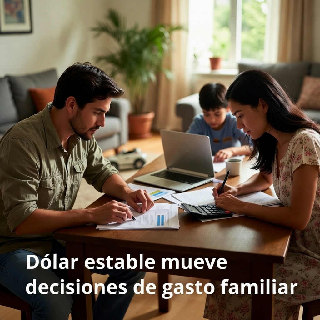 Dólar estable orienta gasto familiar