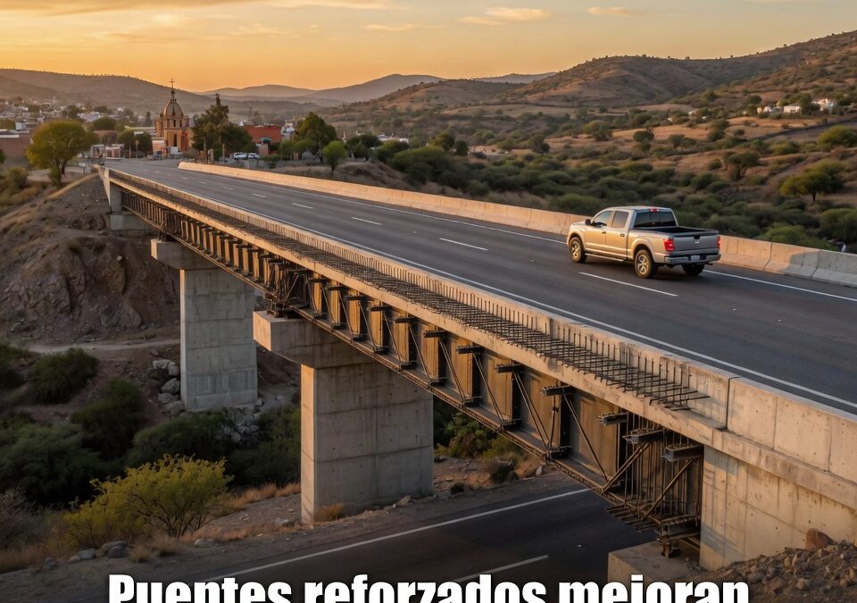 Puentes reforzados mejoran movilidad carretera en Guanajuato