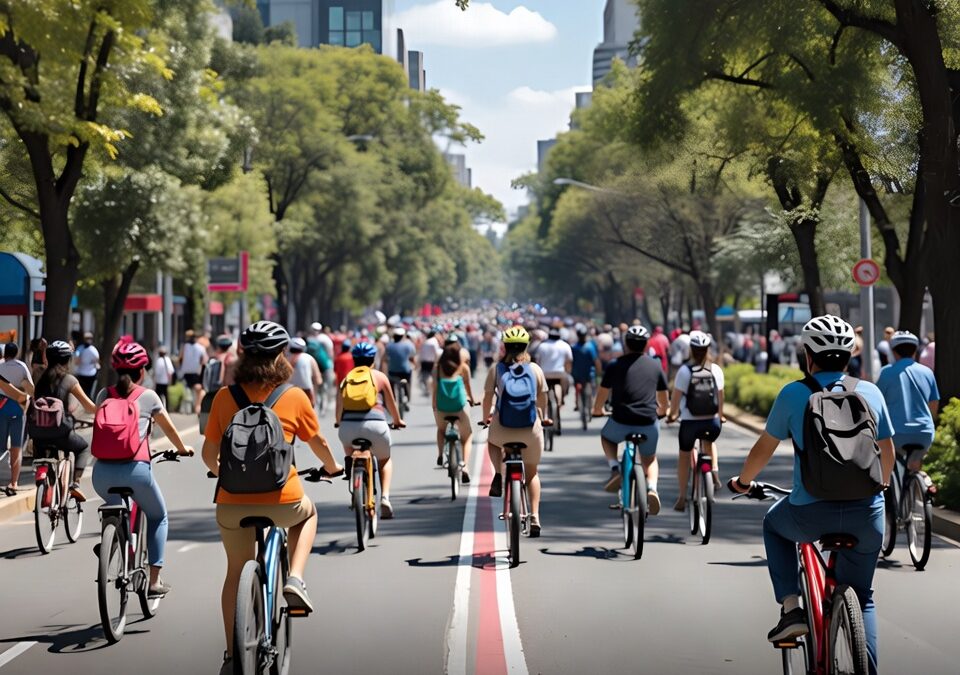 Ciclotón reúne rodada gratuita en la CDMX