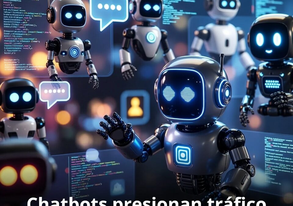 Chatbots presionan tráfico de medios digitales