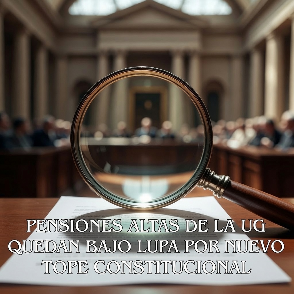 PENSIONES ALTAS DE LA UG QUEDAN BAJO LUPA POR NUEVO TOPE CONSTITUCIONAL