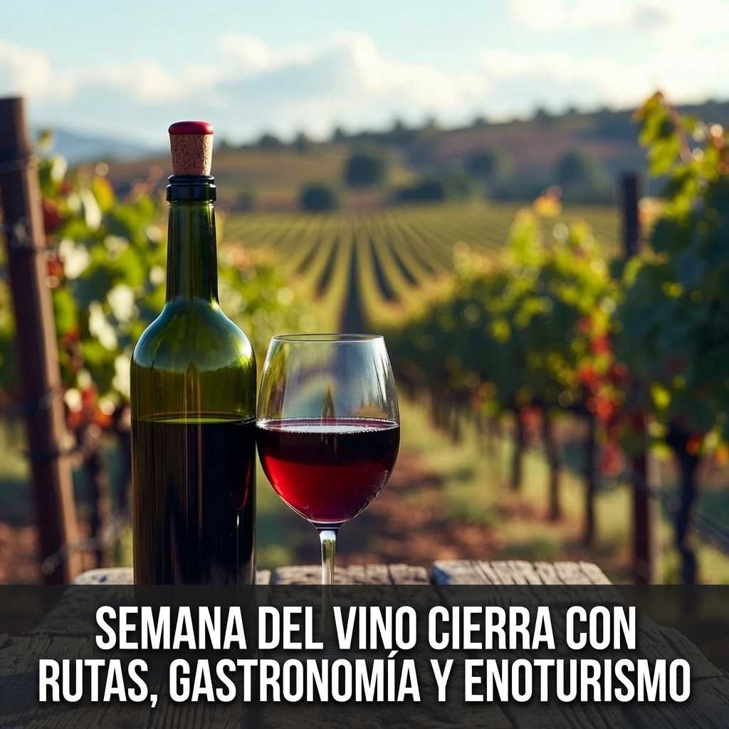 SEMANA DEL VINO CIERRA CON RUTAS, GASTRONOMÍA Y ENOTURISMO