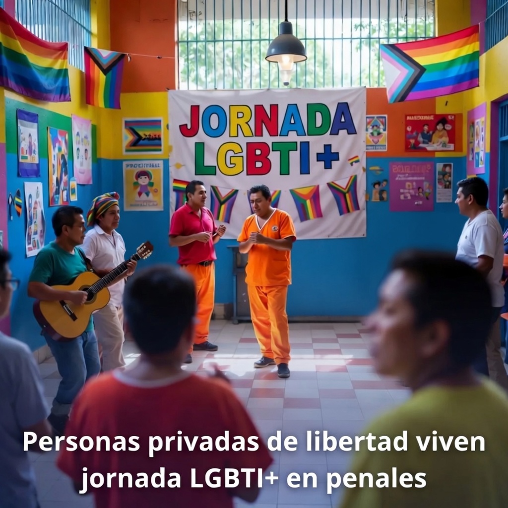 Personas privadas de libertad viven jornada LGBTI+ en penales