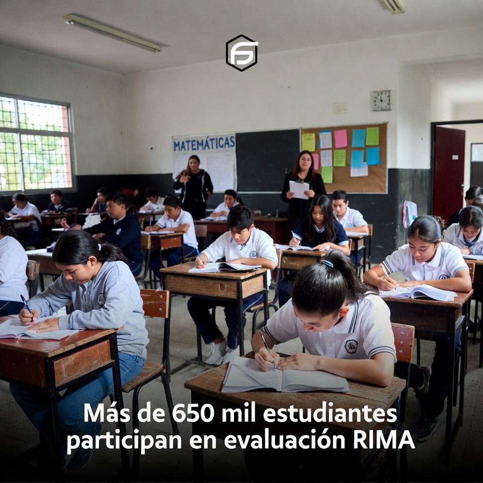 RIMA evalúa aprendizajes de 650 mil estudiantes