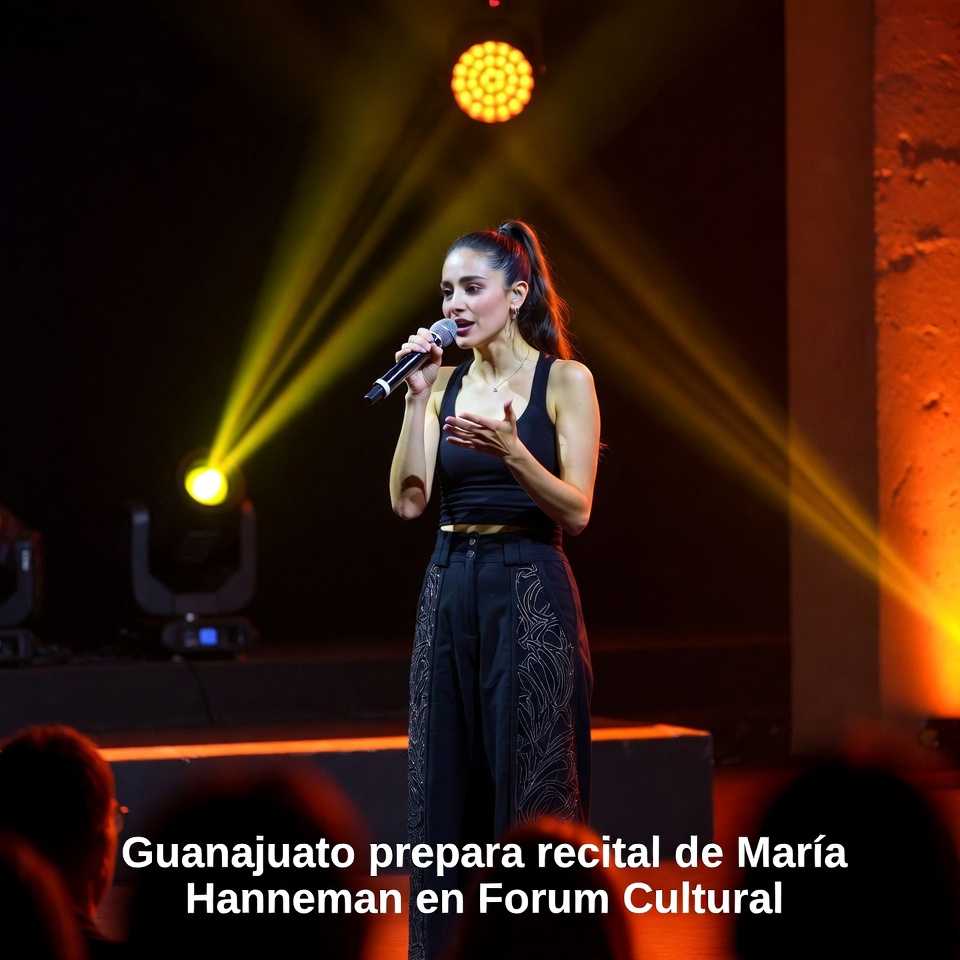 Guanajuato prepara recital de María Hanneman en Forum Cultural