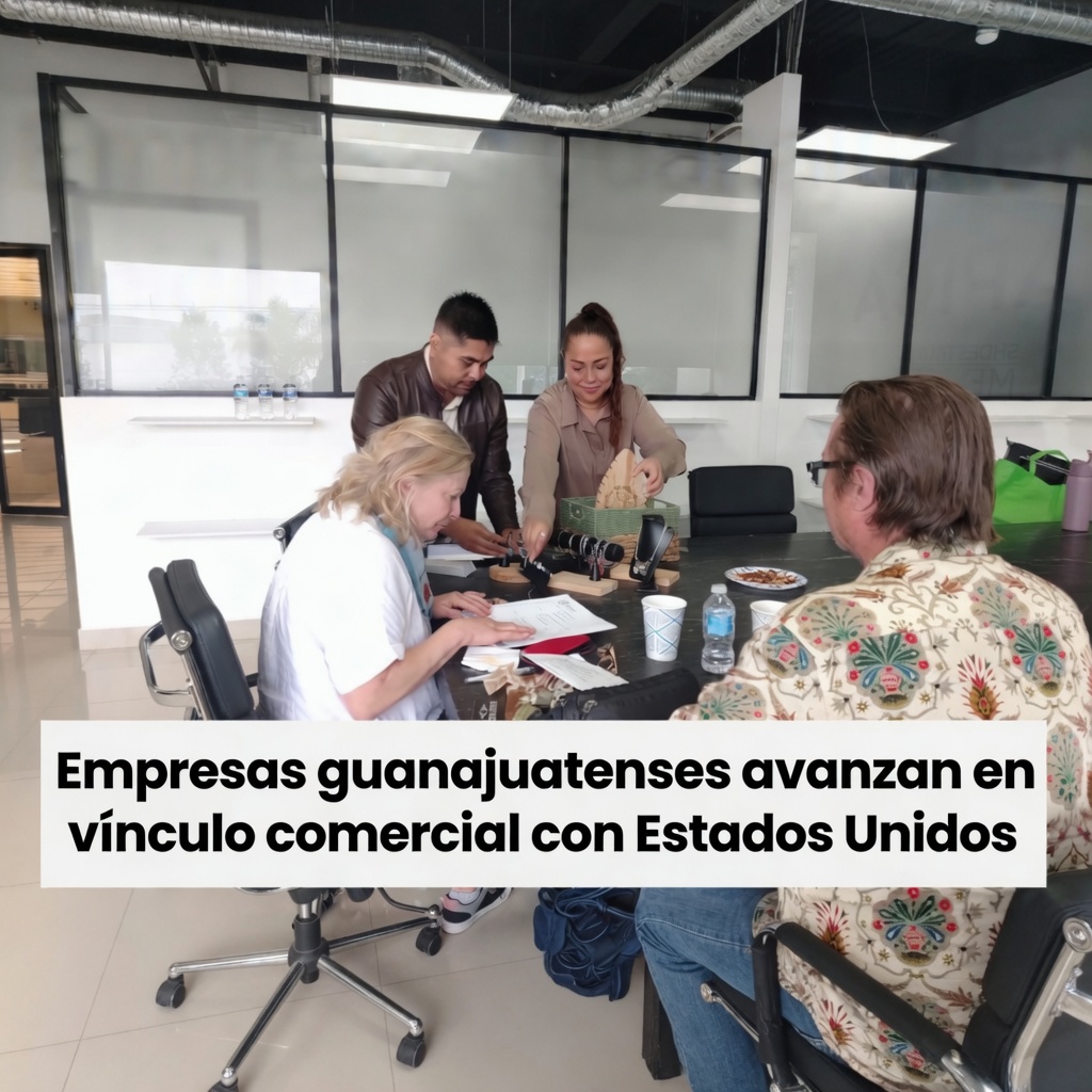 Empresas guanajuatenses avanzan en vínculo comercial con Estados Unidos