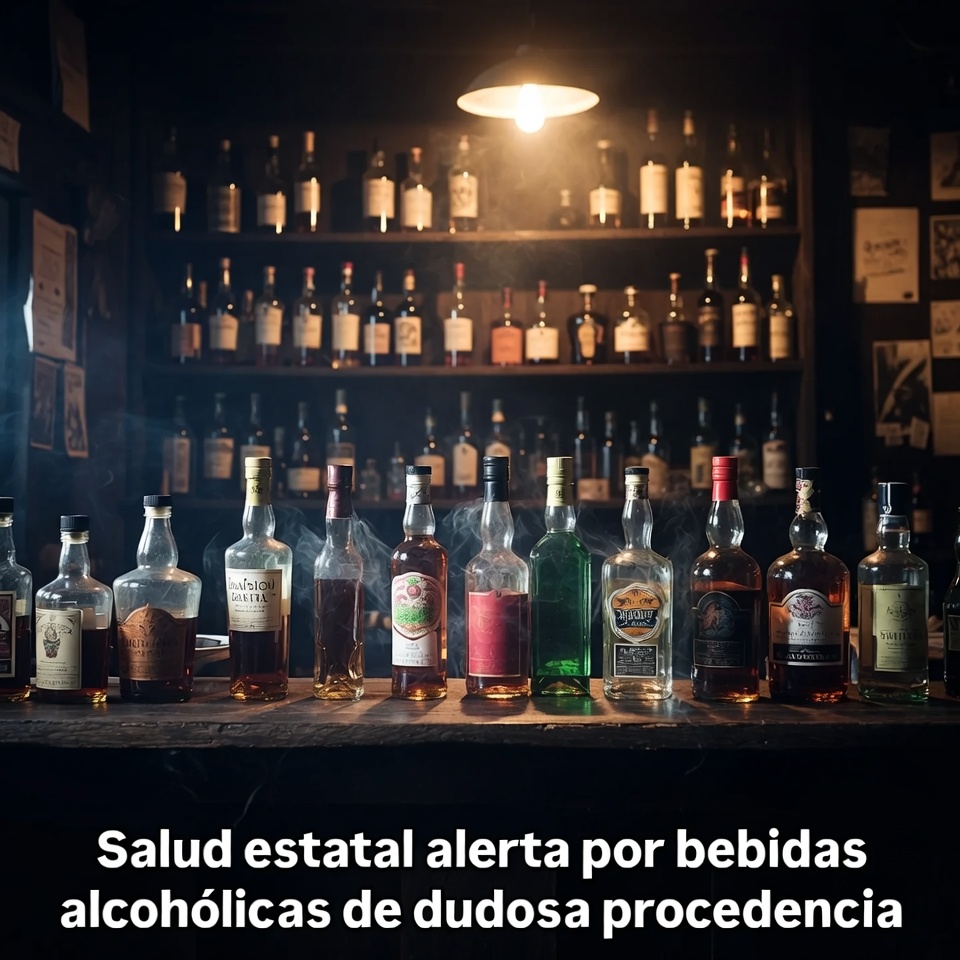 Salud estatal alerta por bebidas alcohólicas de dudosa procedencia