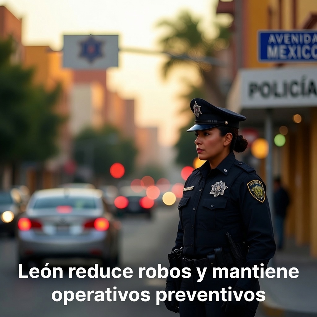 León reduce robos con operativos preventivos
