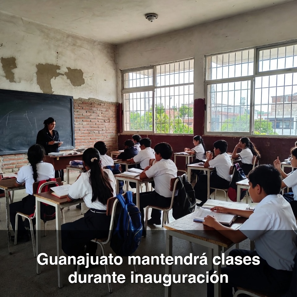 Guanajuato mantendrá clases durante inauguración