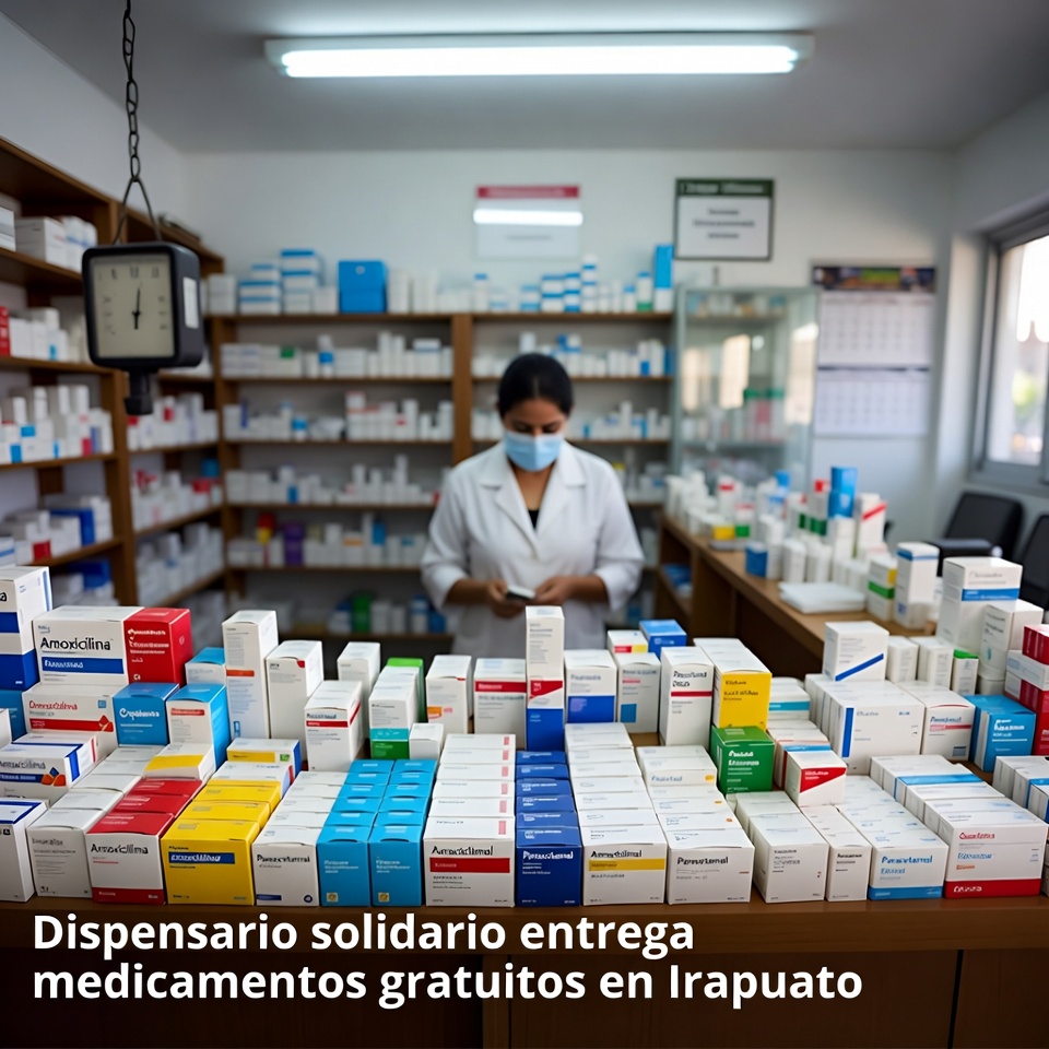 Dispensario solidario entrega medicamentos gratuitos en Irapuato