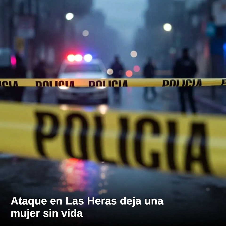 Ataque en Las Heras deja mujer fallecida