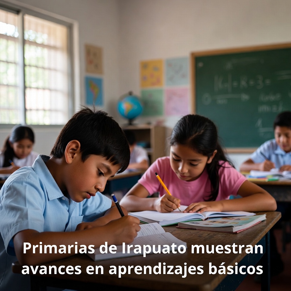 Primarias de Irapuato muestran avances en aprendizajes básicos
