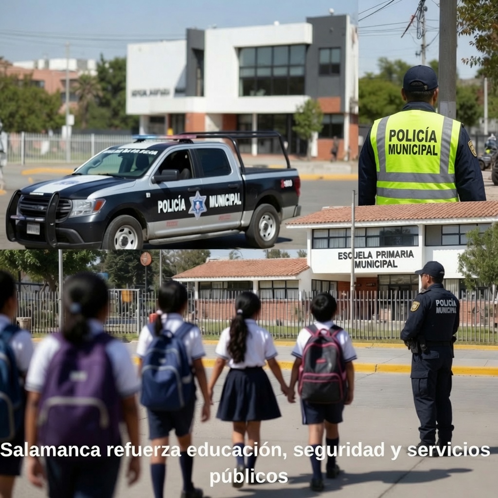 Salamanca refuerza educación, seguridad y servicios públicos