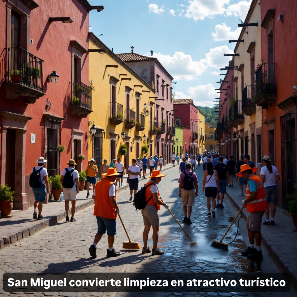 San Miguel convierte limpieza en atractivo turistico