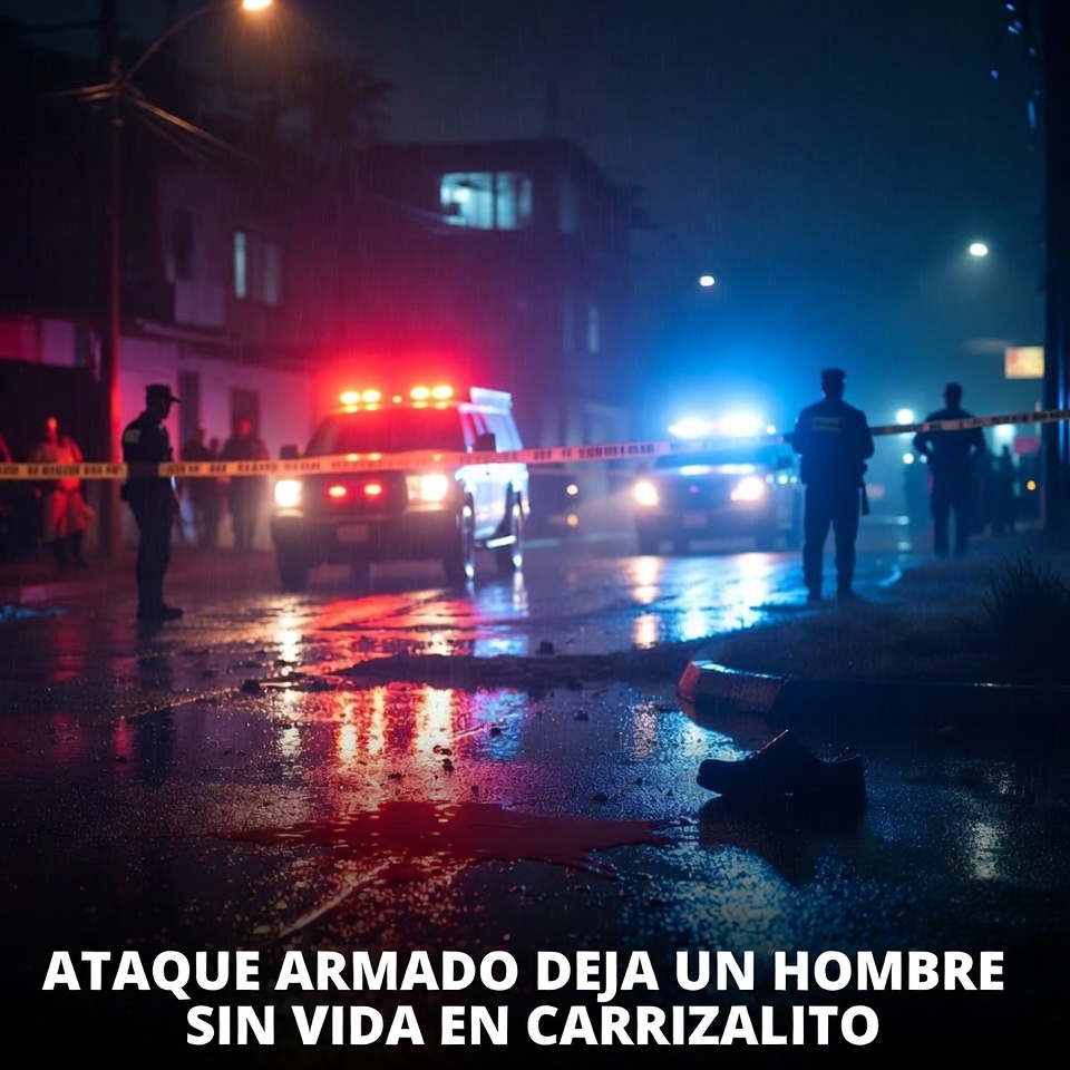 ATAQUE ARMADO DEJA UN HOMBRE SIN VIDA EN CARRIZALITO