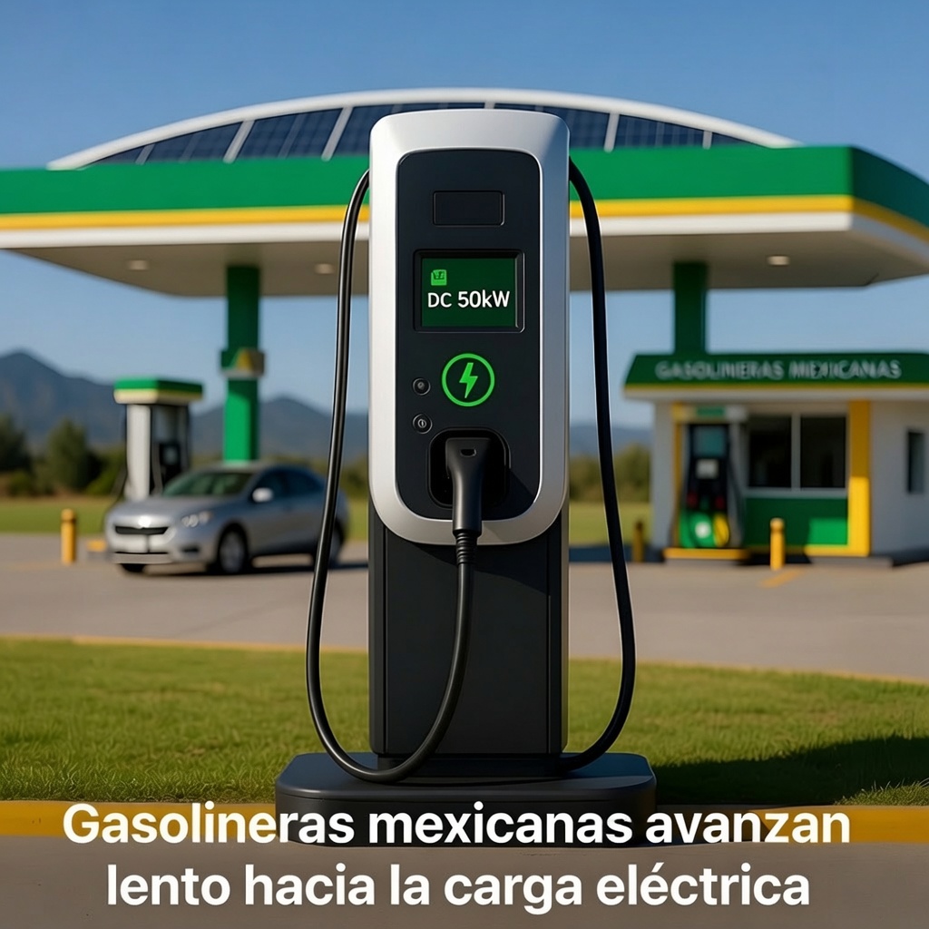 Gasolineras avanzan lento hacia carga eléctrica