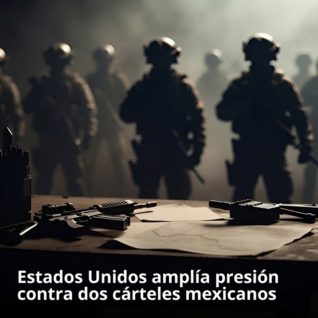 Estados Unidos aumenta presión contra cárteles mexicanos