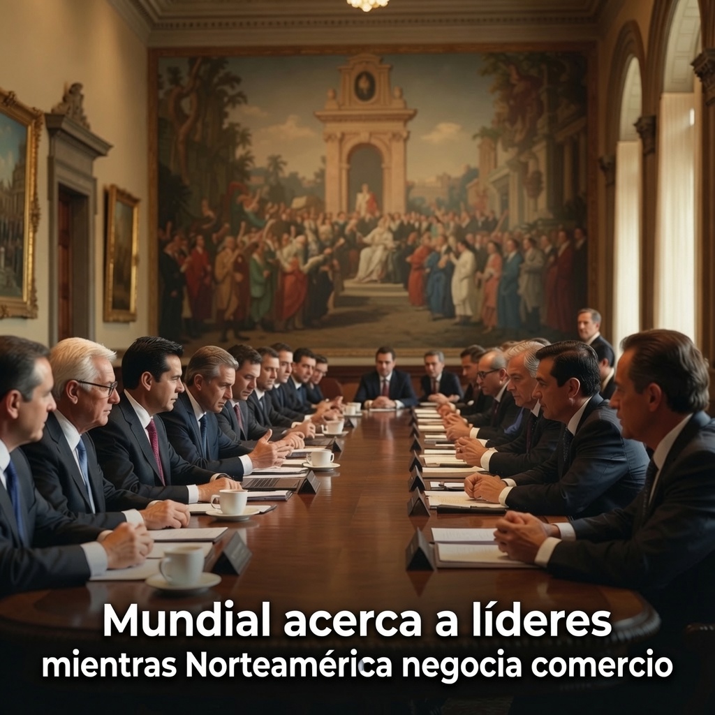 Mundial acerca a líderes y negociación comercial