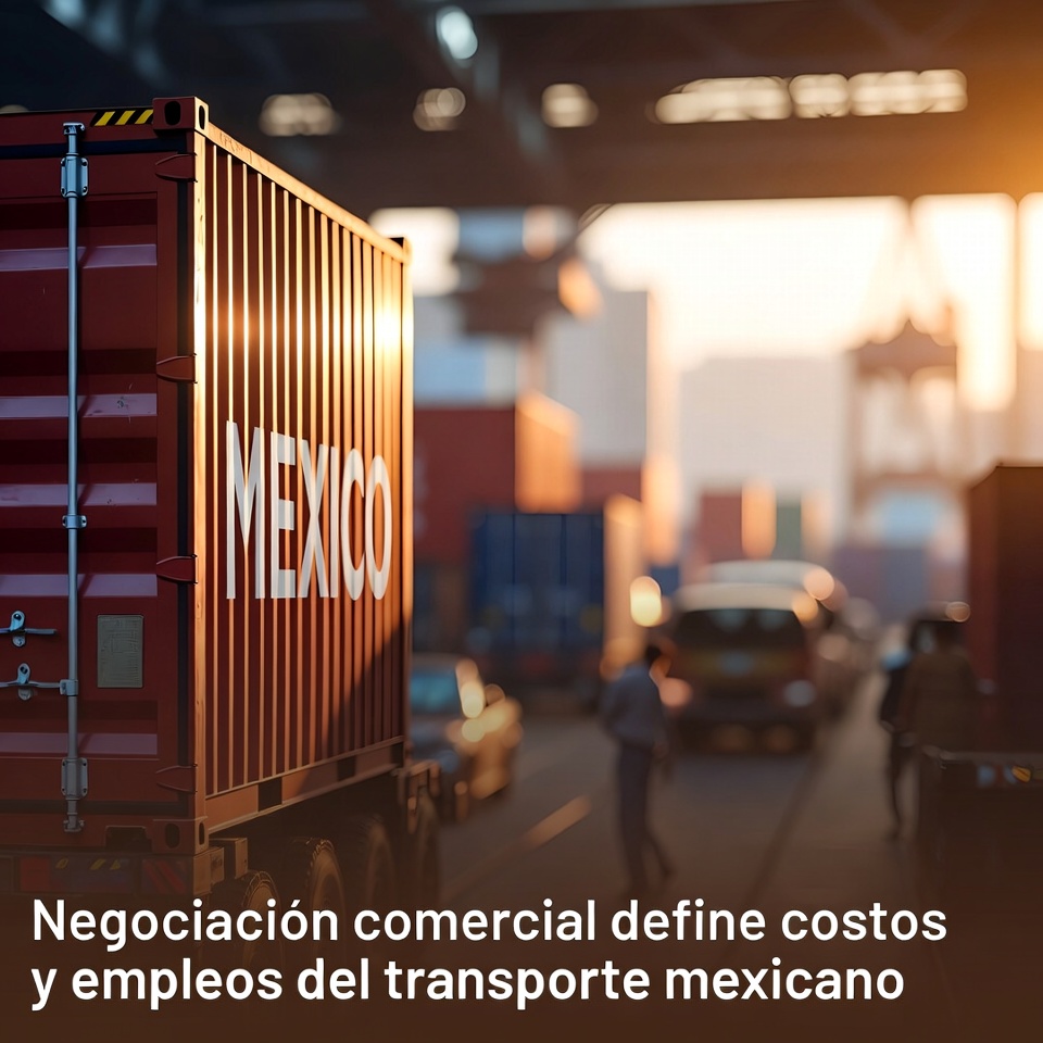 Negociación comercial define costos del transporte mexicano