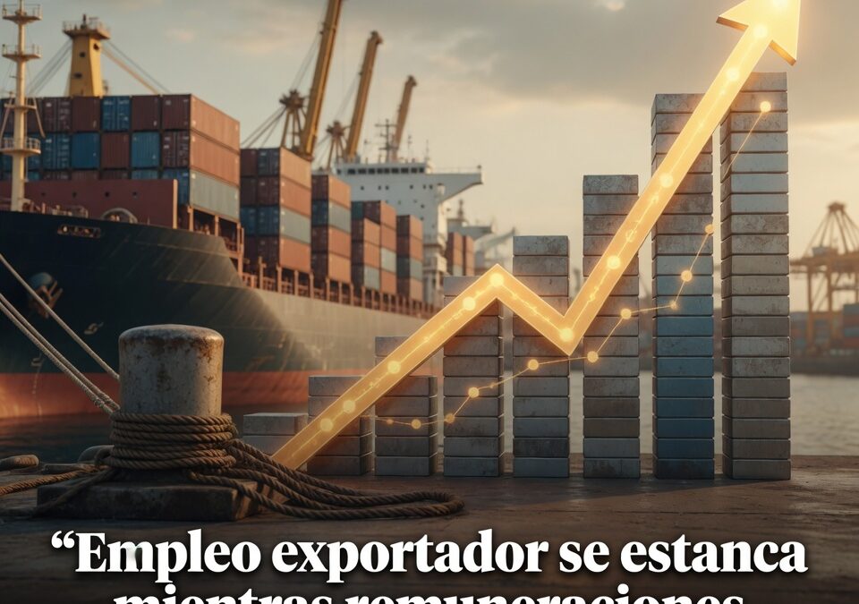 Empleo exportador se estanca mientras remuneraciones avanzan