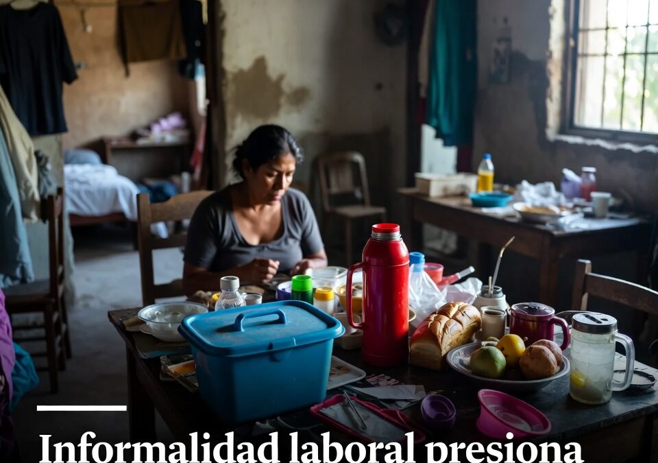 Informalidad laboral presiona ingresos de hogares mexicanos