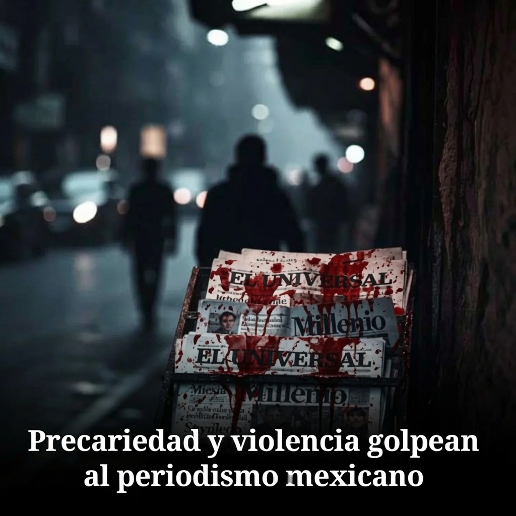 Precariedad y violencia golpean al periodismo mexicano