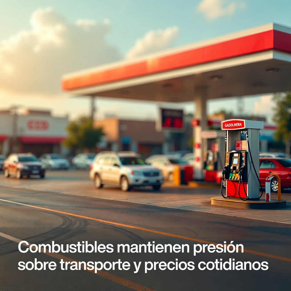 Combustibles presionan transporte y precios cotidianos