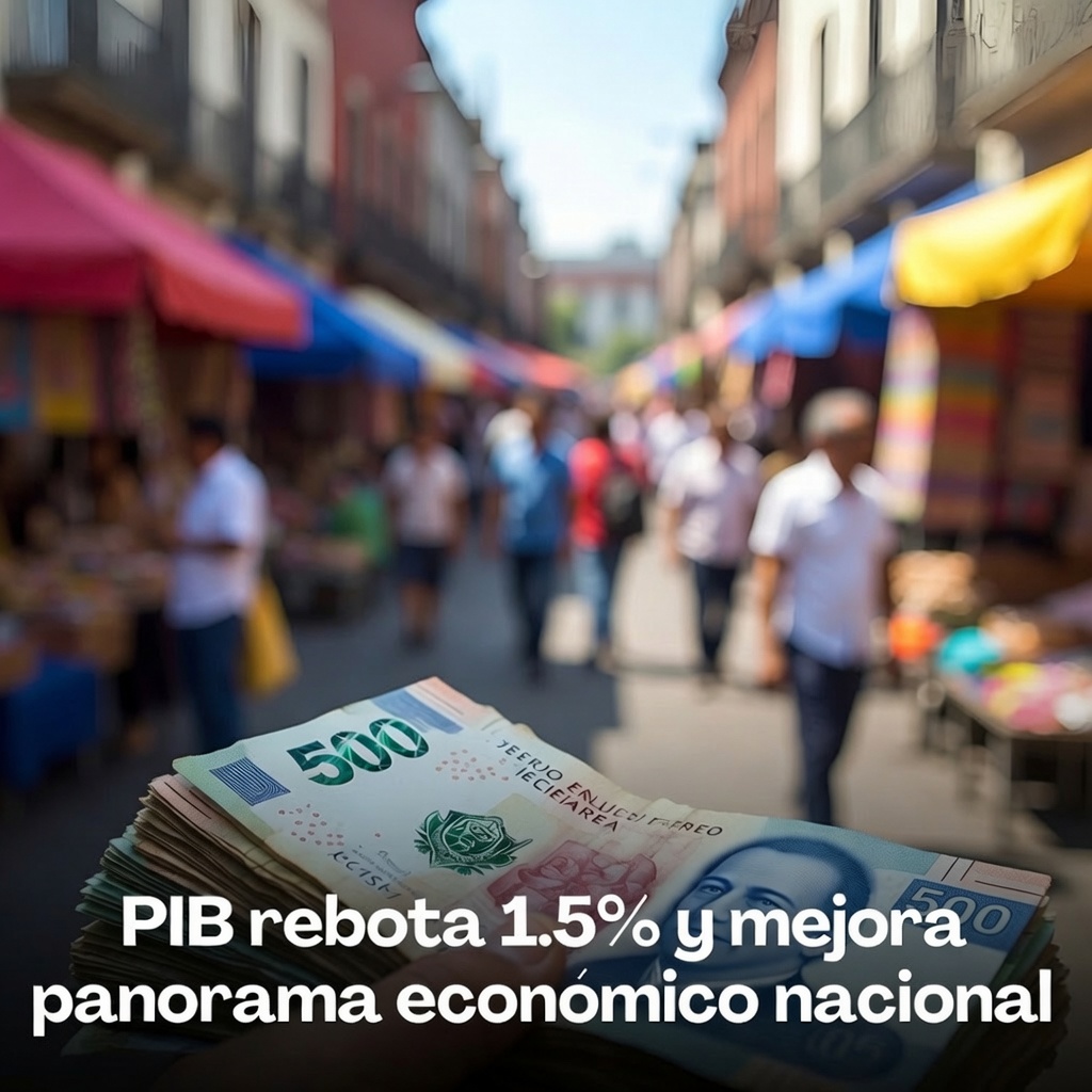 PIB rebota y mejora panorama económico nacional