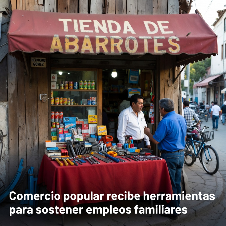 Comercio popular fortalece empleos familiares