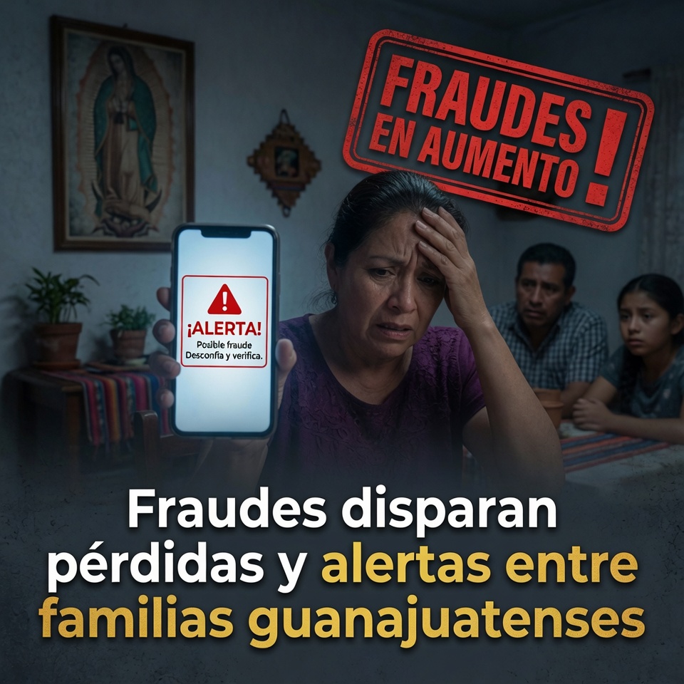 Fraudes golpean ahorro de familias en Guanajuato