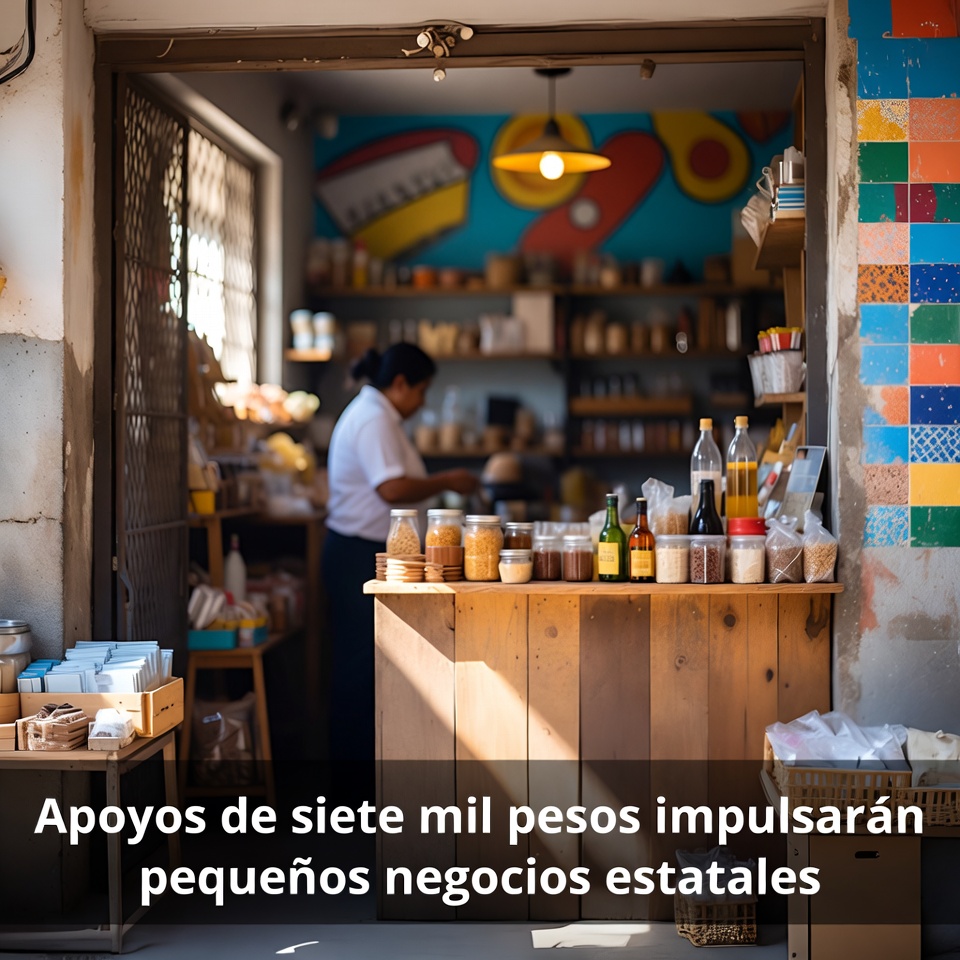 Apoyos de siete mil pesos impulsan negocios estatales