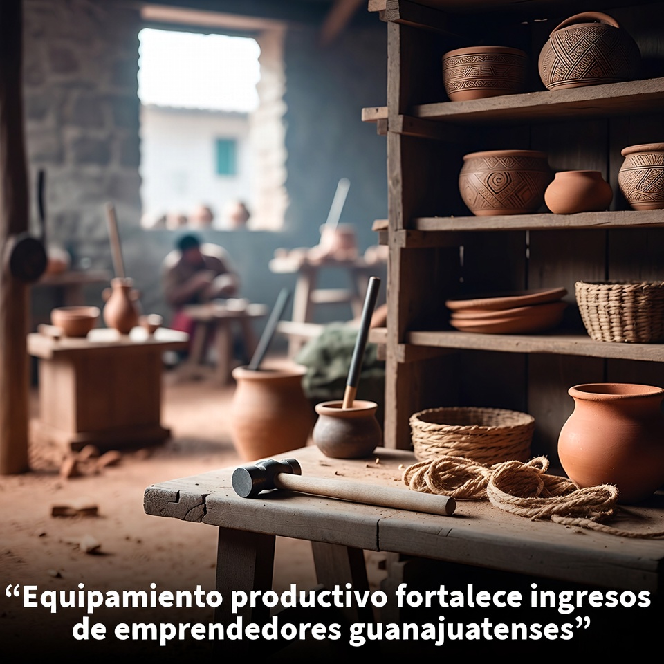 Equipamiento productivo apoya ingresos de emprendedores