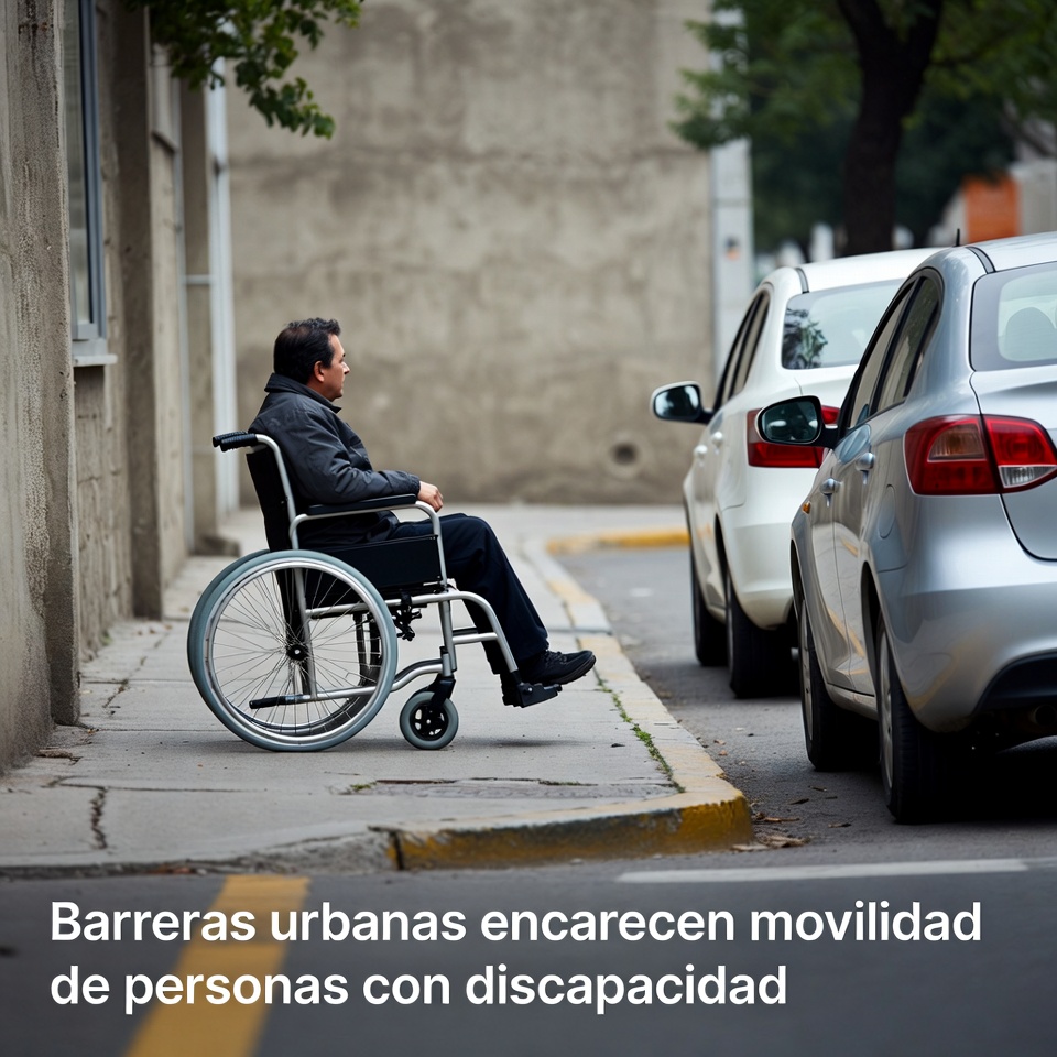 Barreras urbanas encarecen movilidad incluyente