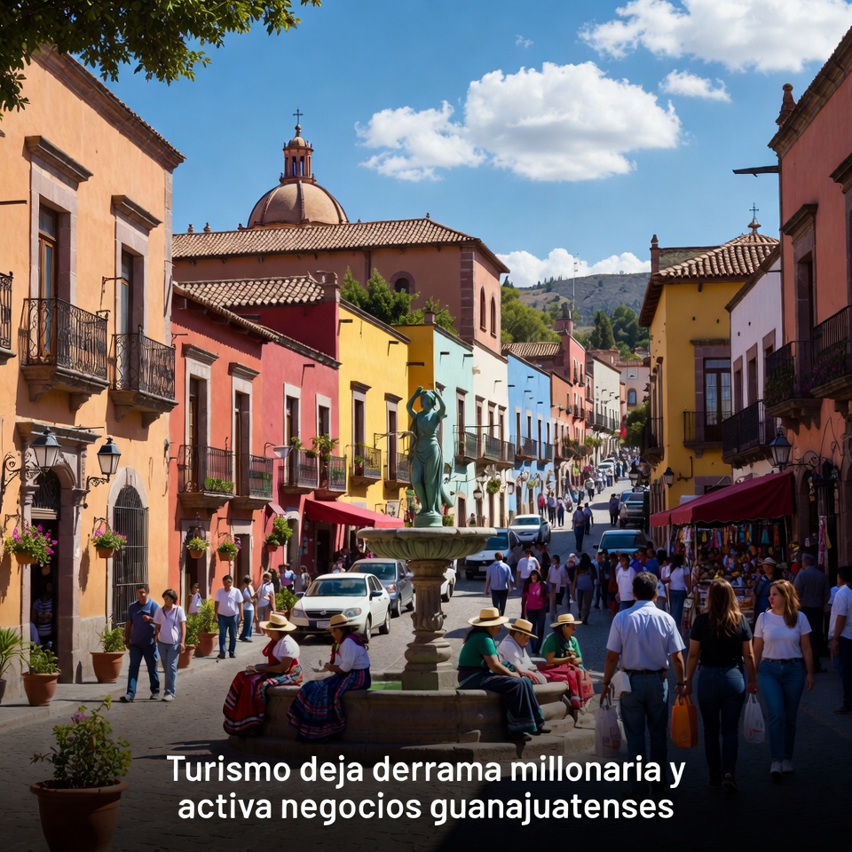 Turismo deja derrama y activa negocios guanajuatenses