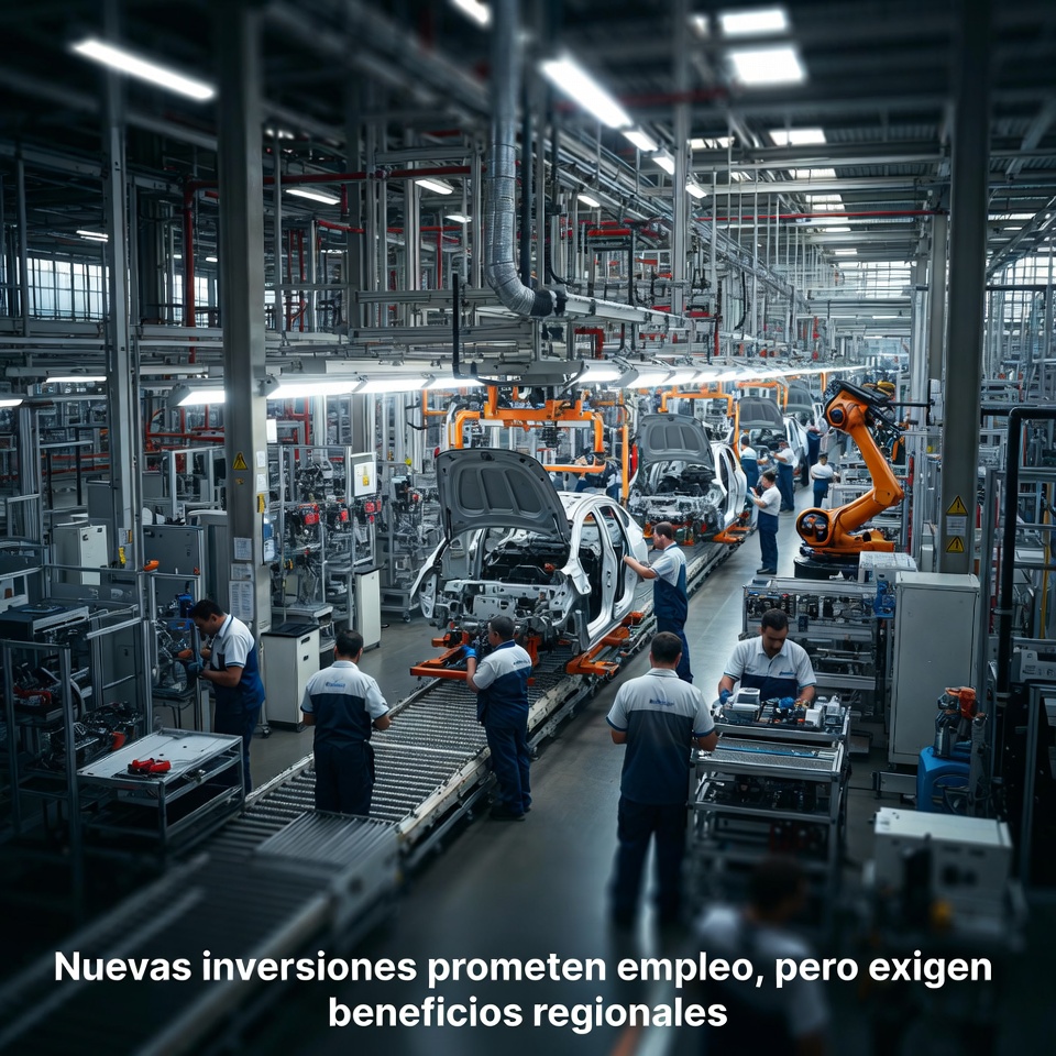 Inversiones prometen empleo con beneficios regionales