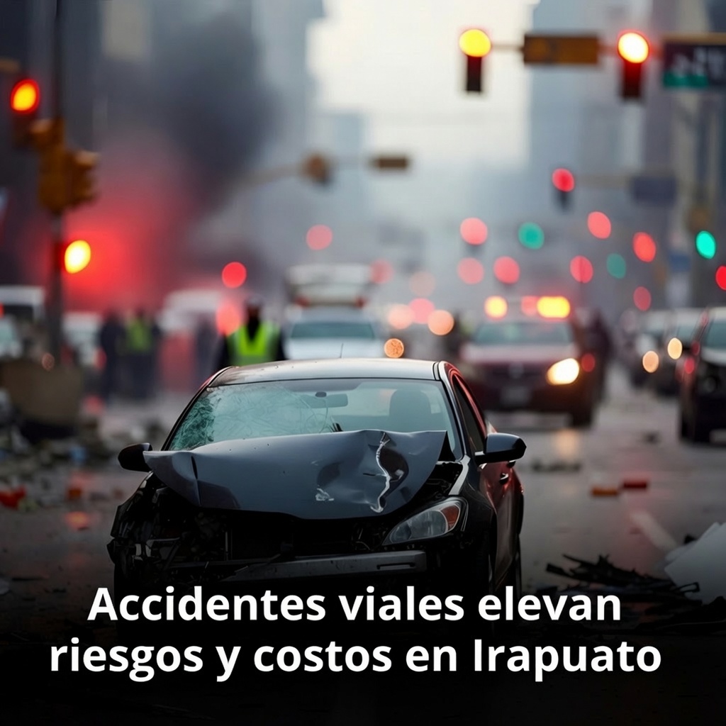 Accidentes viales elevan costos y riesgos en Irapuato