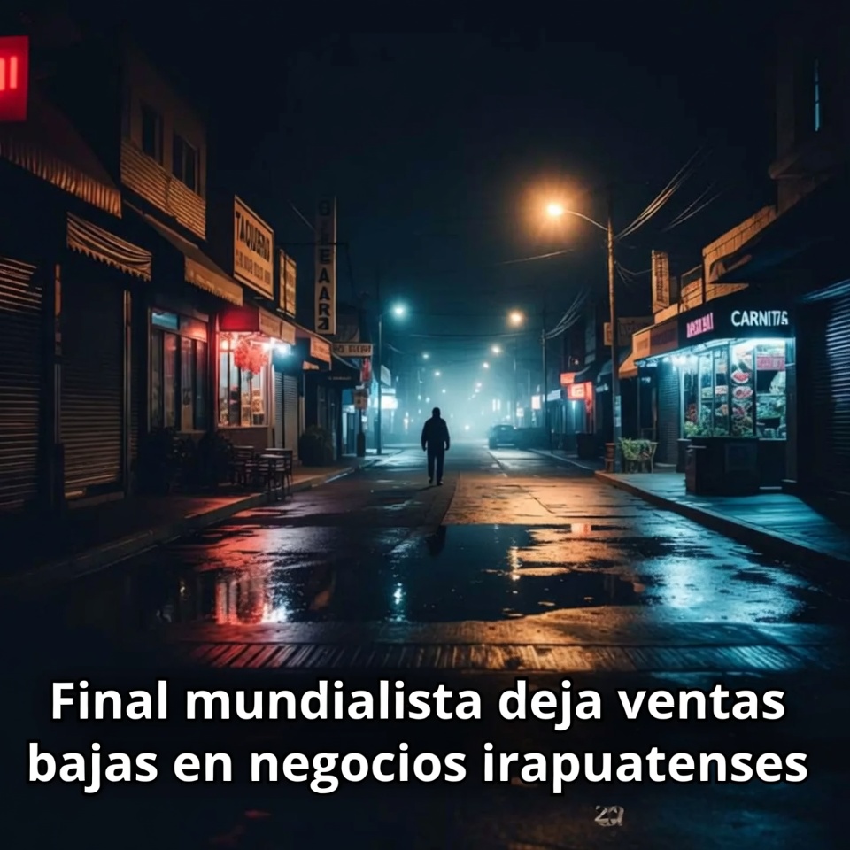 Final mundialista deja ventas bajas en Irapuato