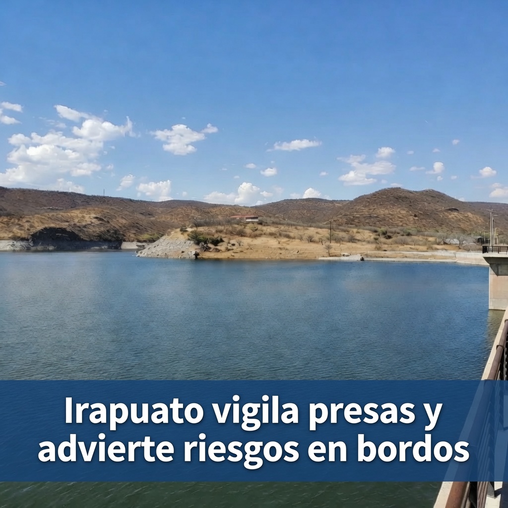 Irapuato vigila presas y advierte riesgos en bordos