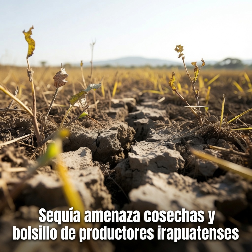 Sequía amenaza cosechas y bolsillo en Irapuato
