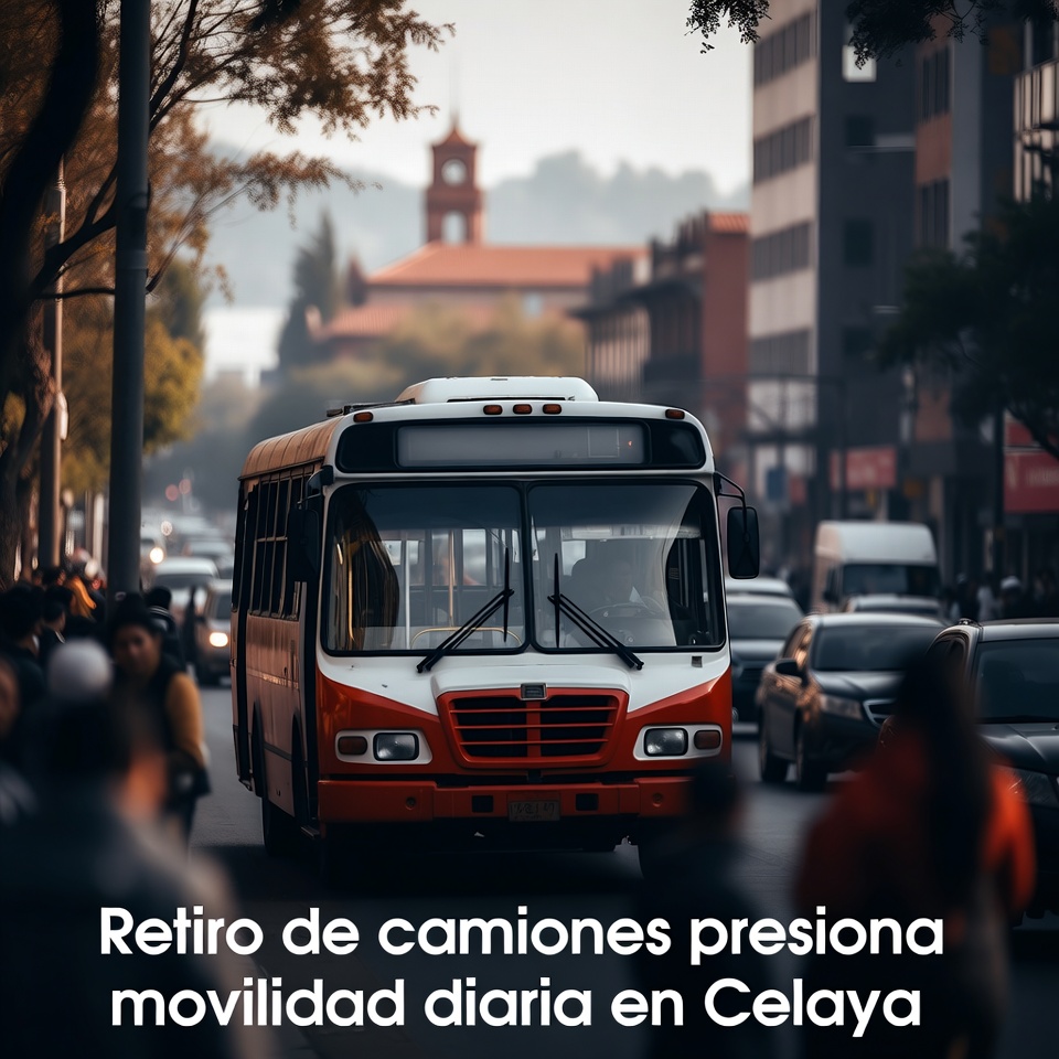 Retiro de camiones presiona movilidad diaria en Celaya