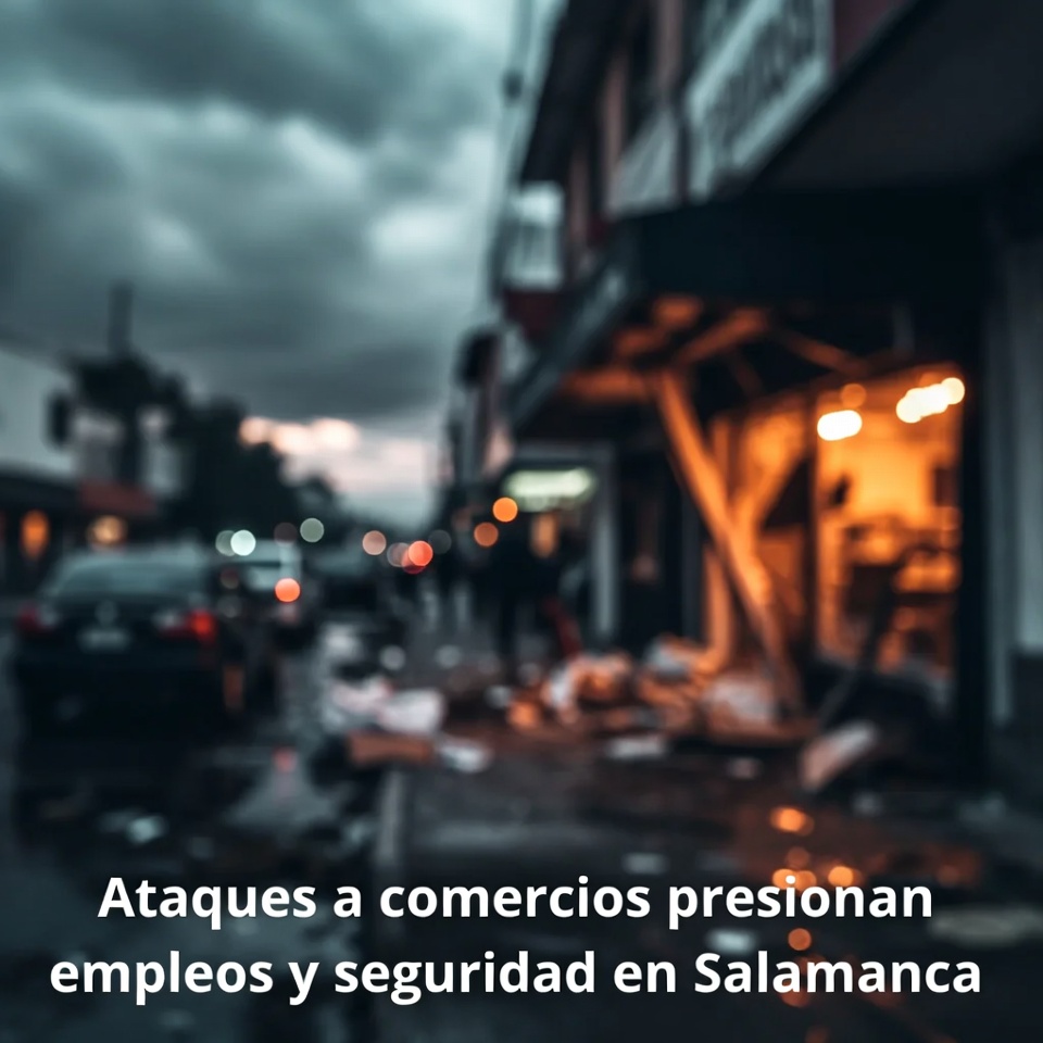 Ataques a comercios presionan seguridad en Salamanca