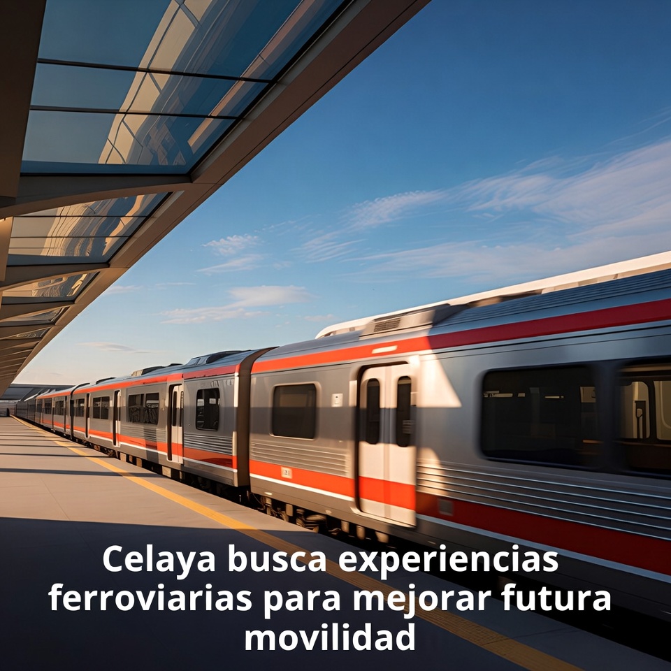 Celaya observa al Tren Maya para planear movilidad