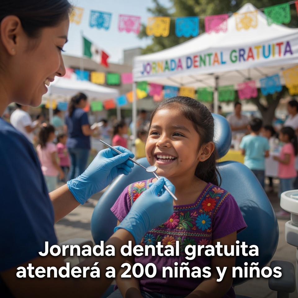 Jornada dental atenderá gratis a niñas y niños