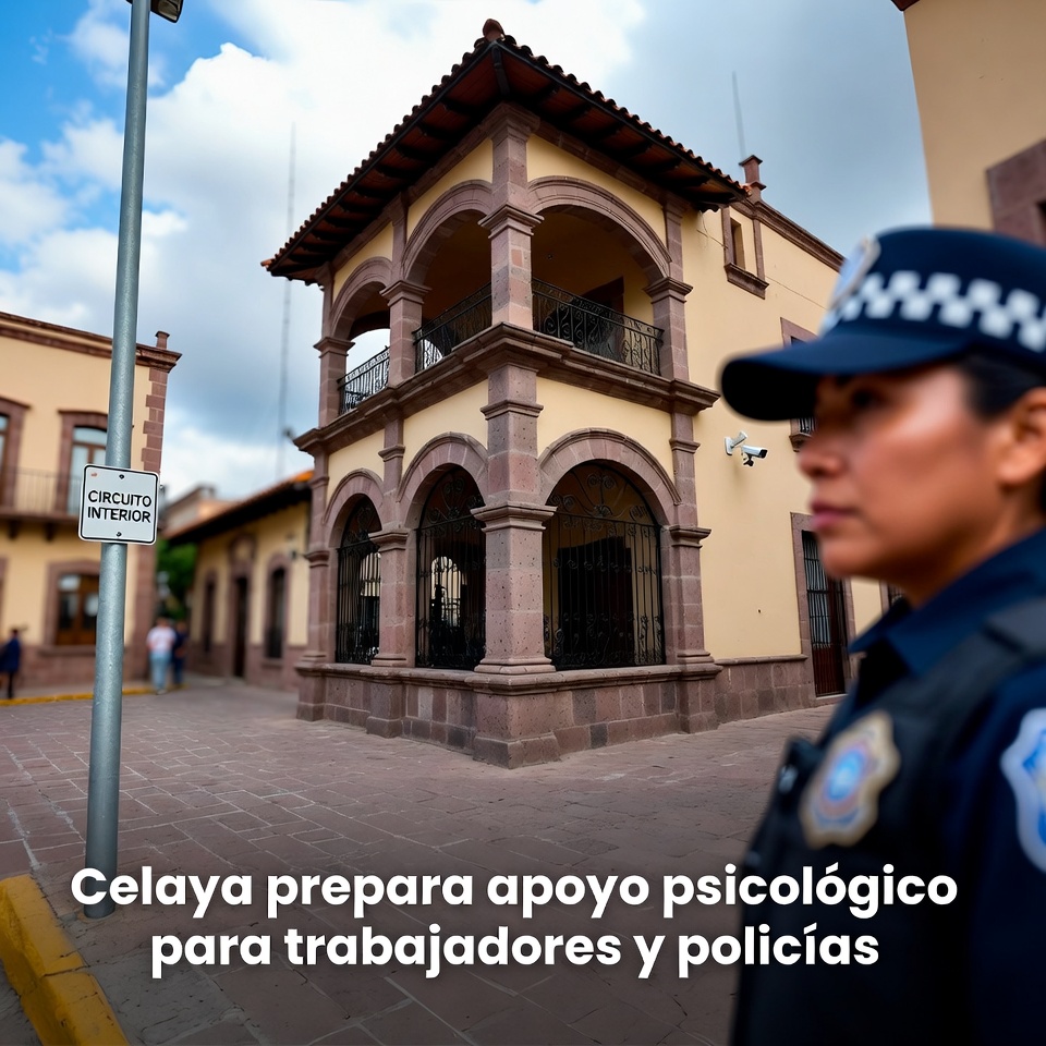 Celaya prepara apoyo psicológico para policías y trabajadores