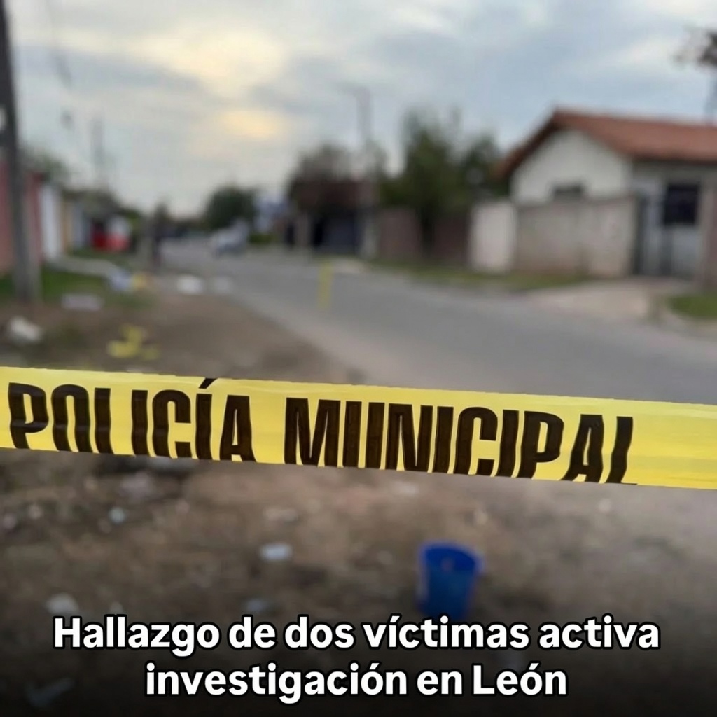 Hallazgo de dos víctimas activa investigación en León