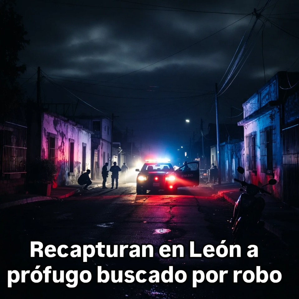 Recapturan en León a prófugo buscado por robo