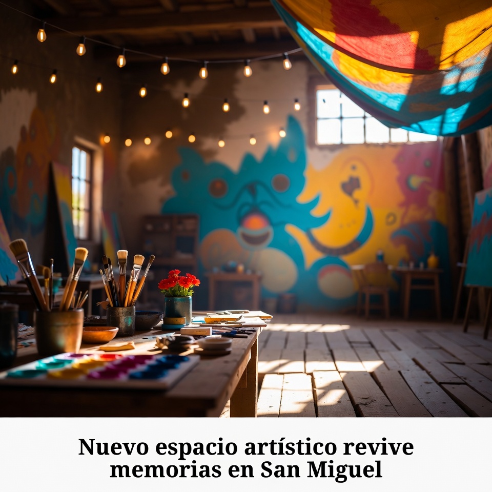 Nuevo espacio artístico revive memorias en San Miguel